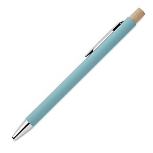 Additional Image 5 - a blue pen with a rubber cap