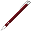 a red pen with white cap