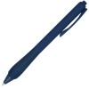 a blue pen with a cap