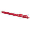 a red pen on a white background