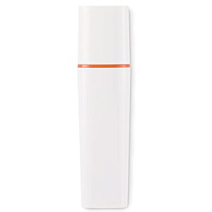Additional Image 3 - a white bottle with orange stripe