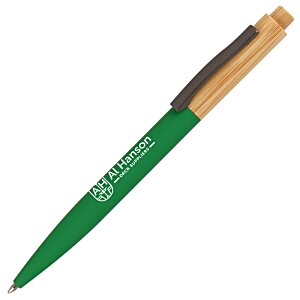 Additional Image 2 - a green pen with a brown handle