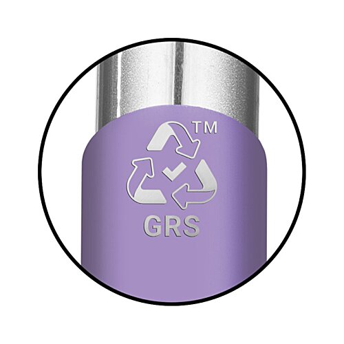 Additional Image 1 - a purple and silver recycle sign