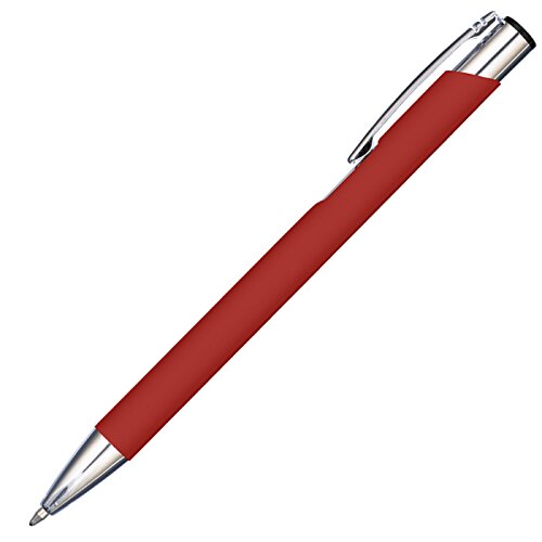 Additional Image 3 - a red pen with silver cap