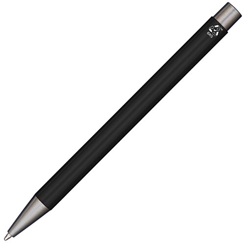 Additional Image 1 - a black pen with silver tips