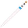 Additional Image 3 - a white pen with blue and white stripes