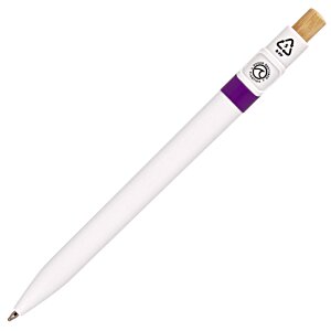Additional Image 7 - a white pen with a purple cap