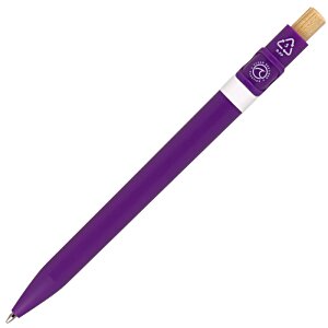 Additional Image 9 - a purple pen with a rubber tip