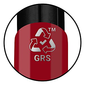 Additional Image 1 - a close up of a red and black object