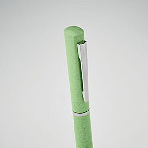 Additional Image 2 - a green pen with a silver tip