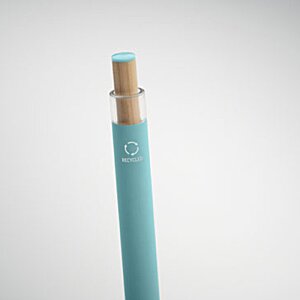 Additional Image 3 - a blue pencil with a cork