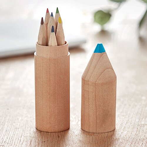 Additional Image 2 - a pencils in a wooden container