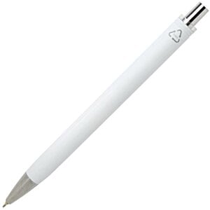 Additional Image 7 - a white pen with a metal cap