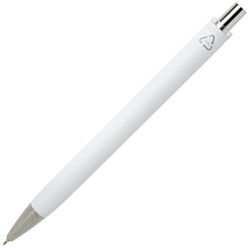 Additional Image 7 - a white pen with a metal cap