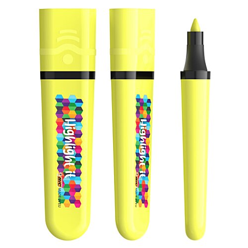 Additional Image 10 - a yellow highlighter with a black highlighter