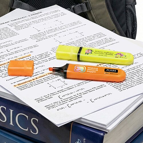 Additional Image 4 - a group of markers on a pile of books