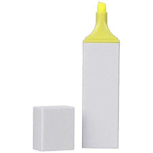 Additional Image 4 - a white marker with yellow highlighter