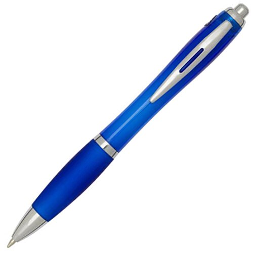 Additional Image 18 - a blue pen with silver tips