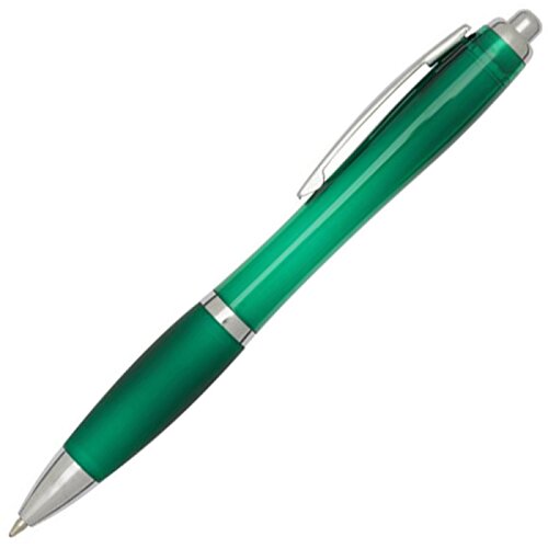 Additional Image 5 - a green pen with silver tips