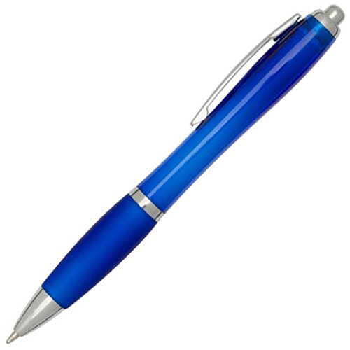 Additional Image 6 - a blue pen with silver tips