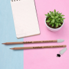 Additional Thumbnail Image 9 - a notebook and pencils on a pink and blue surface
