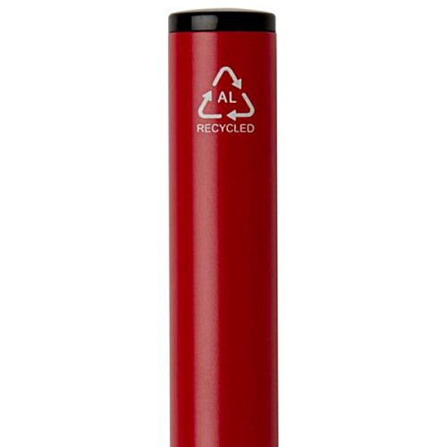 Additional Image 3 - a red cylindrical object with a black top