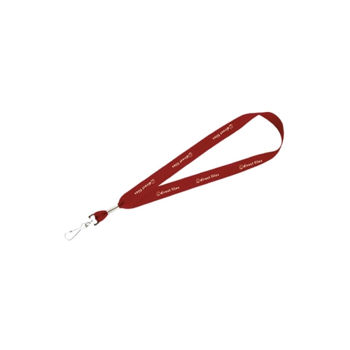Additional Image 4 - a red lanyard on a white background
