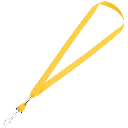 Additional Image 1 - a yellow lanyard with a white tip