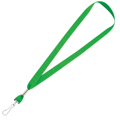 Additional Image 3 - a green lanyard with a white tip