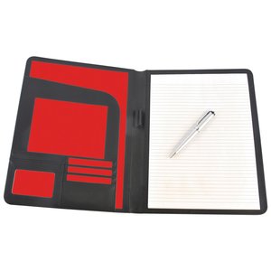 Additional Image 1 - a red and black folder with a pen