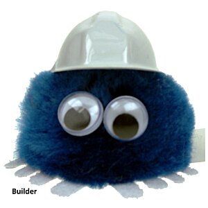 Additional Image 7 - a blue furry toy with big eyes