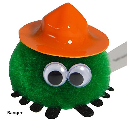 Additional Image 12 - a green toy with eyes and a hat