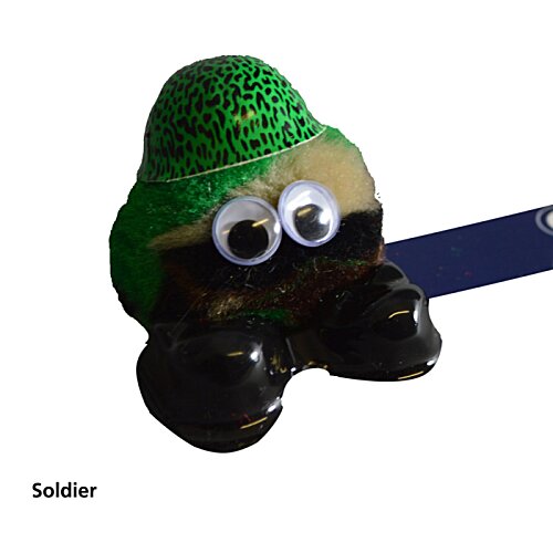 Additional Image 14 - a cartoon character with eyes and a green hat