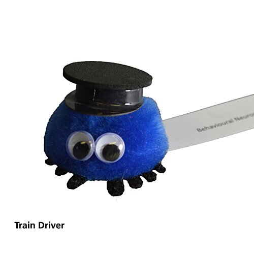 Additional Image 15 - a pencil eraser with eyes and a hat