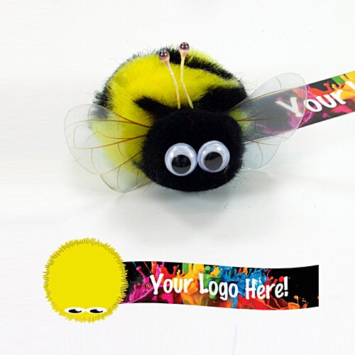 Additional Image 1 - a yellow and black stuffed toy