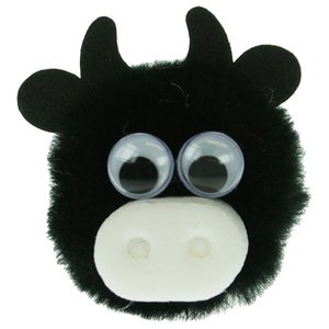 Additional Image 1 - a black cow plushie