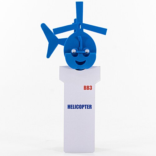 Additional Image 21 - a blue airplane on top of a white box