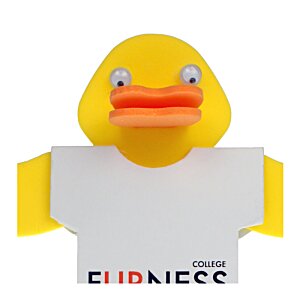 Additional Image 1 - a yellow duck wearing a white shirt