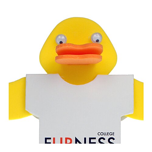 Additional Image 1 - a yellow duck wearing a white shirt