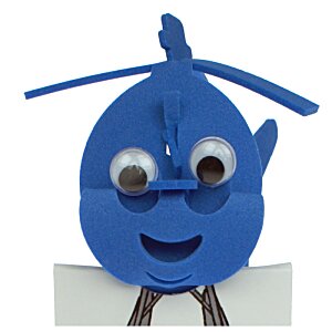 Additional Image 1 - a blue cartoon character with eyes