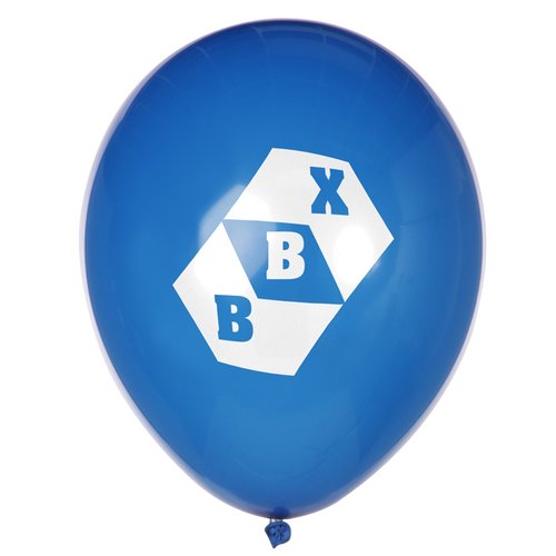 Additional Image 1 - a blue balloon with white letters on it
