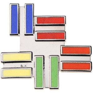 Additional Image 3 - a colorful pin with different colors