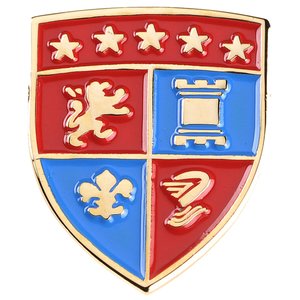 Additional Image 2 - a red blue and white shield with white symbols