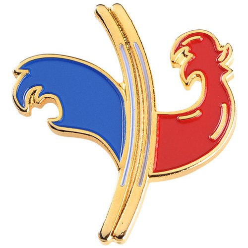 Additional Image 1 - a red blue and yellow rooster