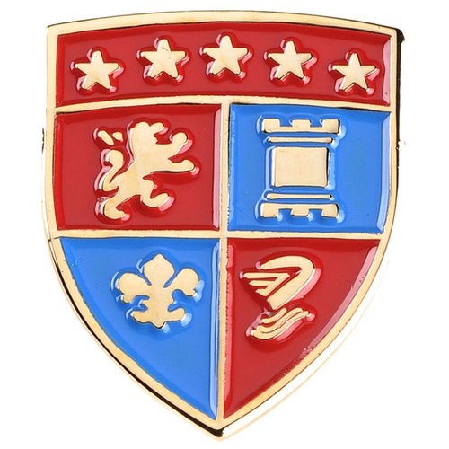 Additional Image 2 - a red blue and white shield with white symbols