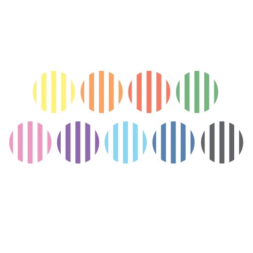 Additional Image 2 - a group of colorful circles