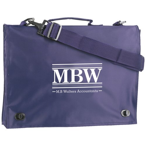 Additional Image 1 - a blue bag with white text