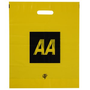 Additional Image 4 - a yellow rectangular sign with black square and yellow text