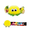 Additional Thumbnail Image 8 - a yellow stuffed animal with eyes and a black banner
