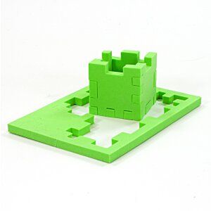 Additional Image 6 - a green puzzle piece with a missing piece